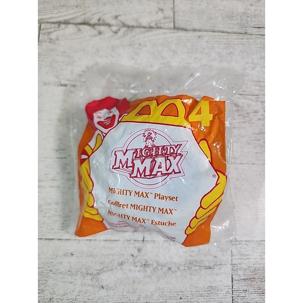 NEW Vintage MIGHTY MAX Playset Coffret #4 Toy 1995 McDonald's Happy Meal SEALED